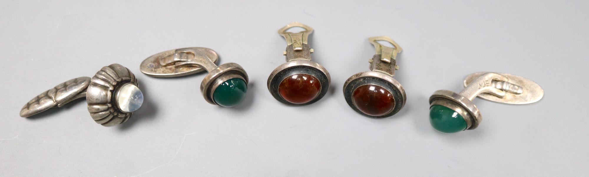 Jensen cufflinks etc.